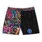 MDBTDJ#MLS1 Men's Mid-Length Swim Shorts Tattooed Dj's Limited Edition Swim Wear, All Over Prints, Da Funko Shop