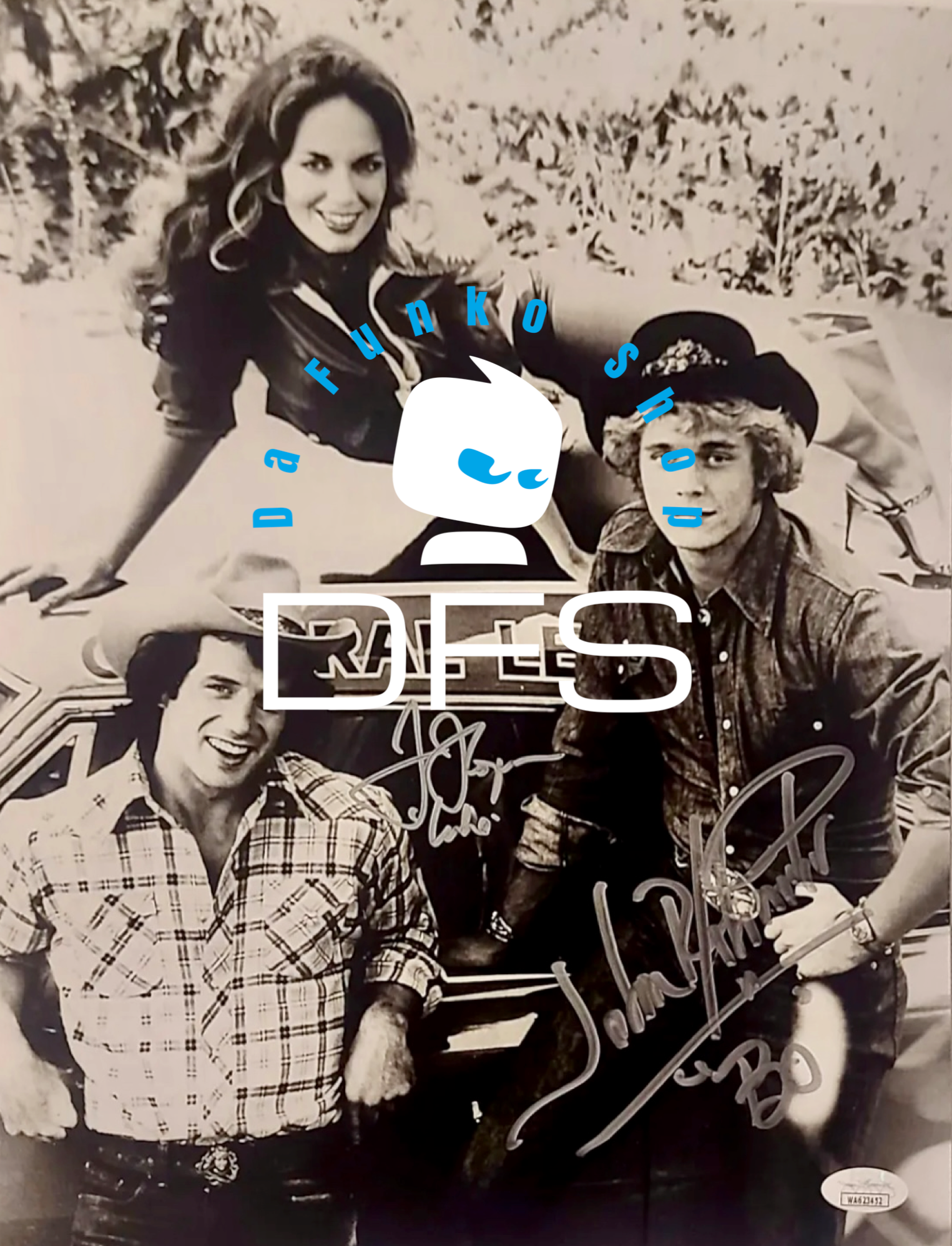 The Dukes Of Hazzard Signed Autograph 11X14 Photo Wopat-Schneider, Bo, Luke Jsa - DaFunkoShop - Autographed memorabilia.