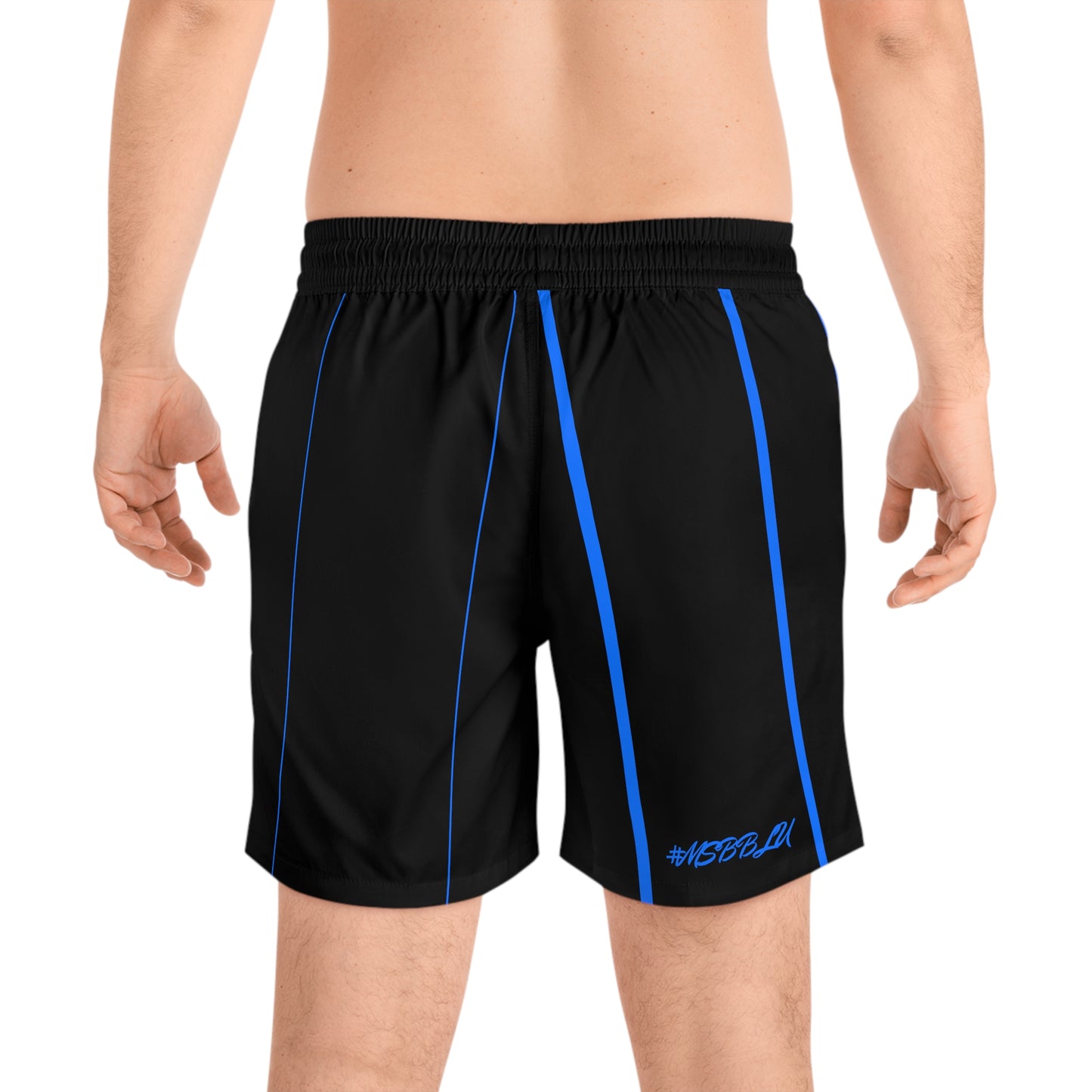 MDBTDJ#MSBBLU Men's Mid-Length Swim Shorts