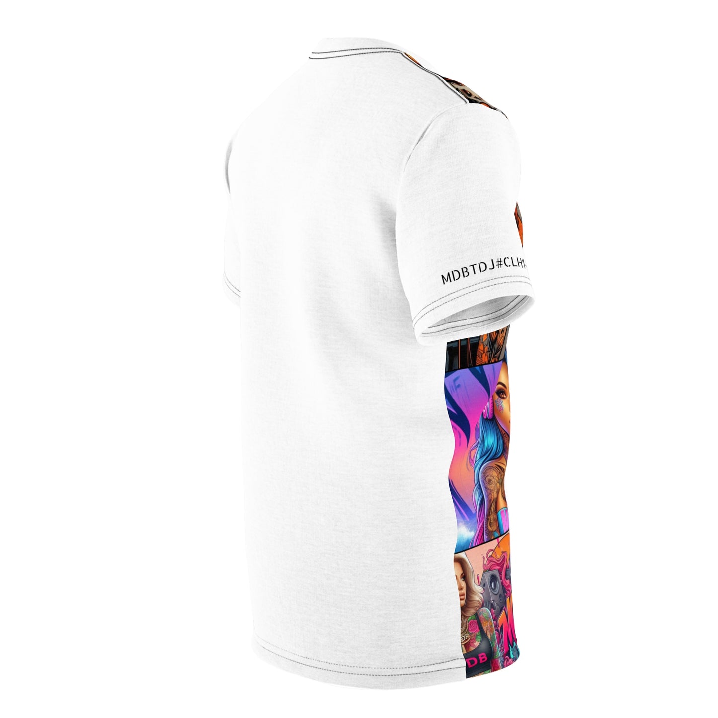 MDBTDJ#CLH1-W Premium Art Tee Shirt - Tattooed Dj's Limited Edition - Unisex