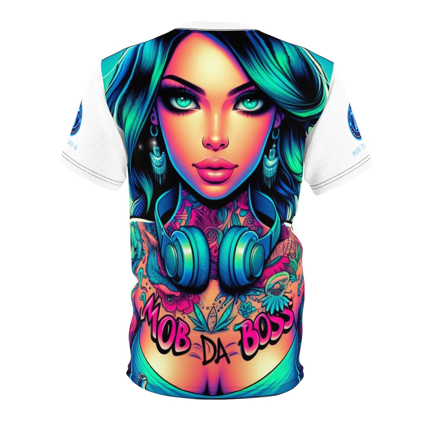 MDBTDJ#9-W Premium Art Tee Shirt - Tattooed Dj's Limited Edition - Unisex