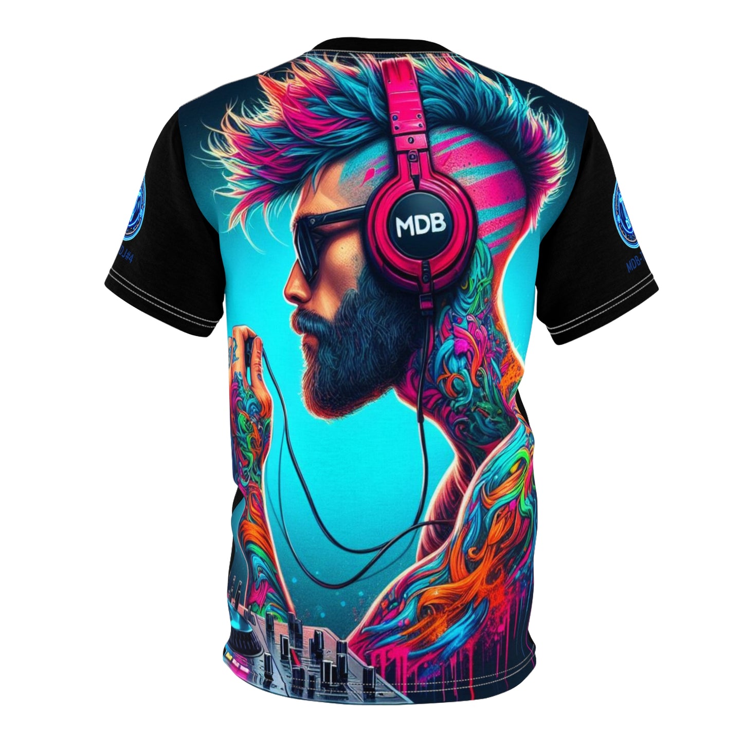 MDBTDJ#4 Premium Tee Shirt - Unisex Tattooed Dj's Limited Edition