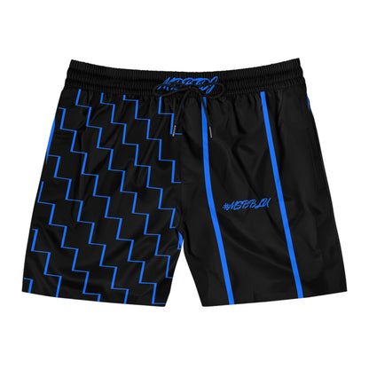 MDBTDJ#MSBBLU Men's Mid-Length Swim Shorts