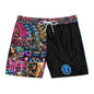 MDBTDJ#MLS1 Men's Mid-Length Swim Shorts Tattooed Dj's Limited Edition Swim Wear