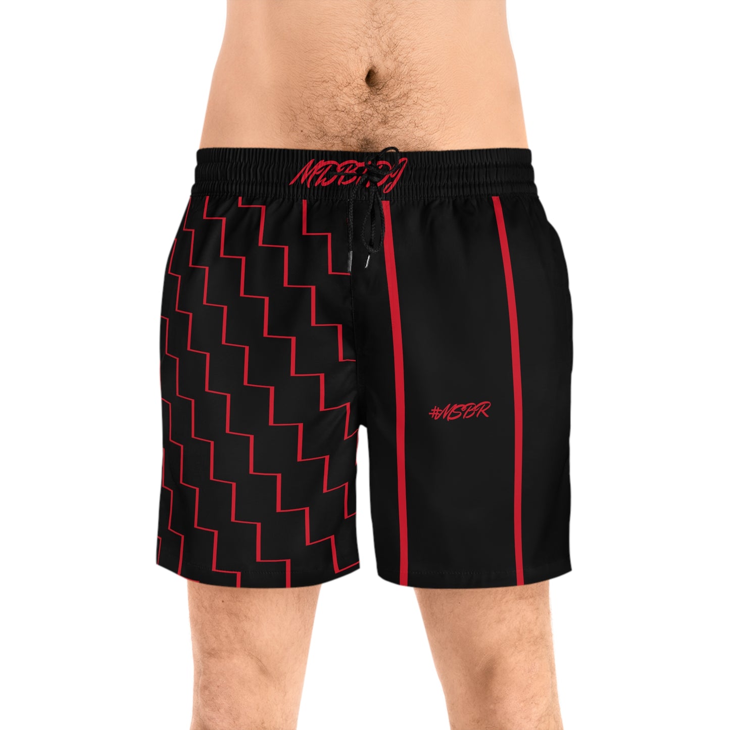 MDBTDJ#MSBR Men's Mid-Length Swim Shorts