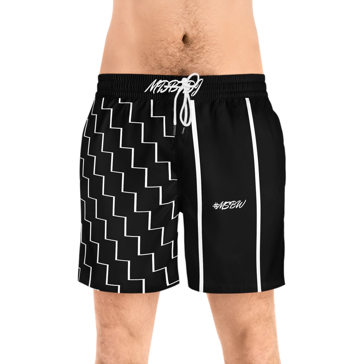 MDBTDJ#MSBW Men's Mid-Length Swim Shorts