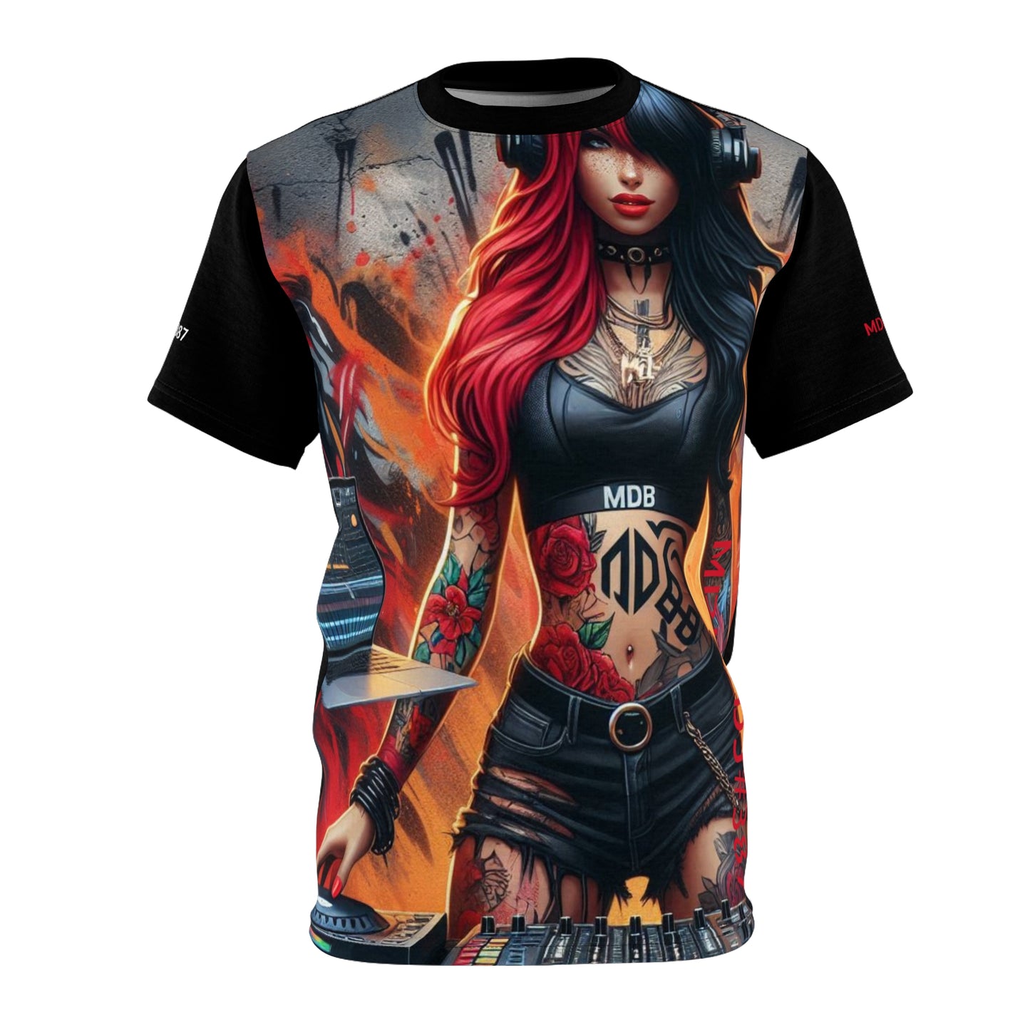 MDBTDJ#387 Premium Art Tee Shirt - Tattooed Dj's Limited Edition - Unisex