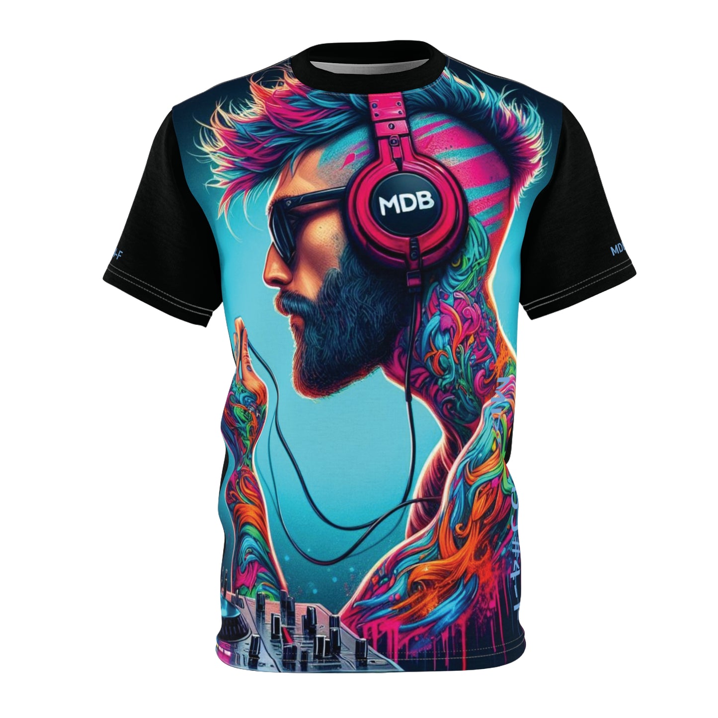 MDBTDJ#4-F Premium Tee Shirt - Tattooed Dj's Limited Edition - Unisex