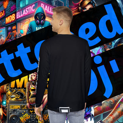 MDBTDJ#LSS-WGSQ Men's Long Sleeve Shirt Tattooed Dj's Limited Edition