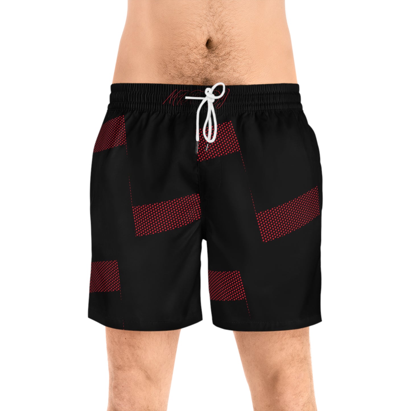 MDBTDJ#MLSBRSQ Men's Mid-Length Swim Shorts