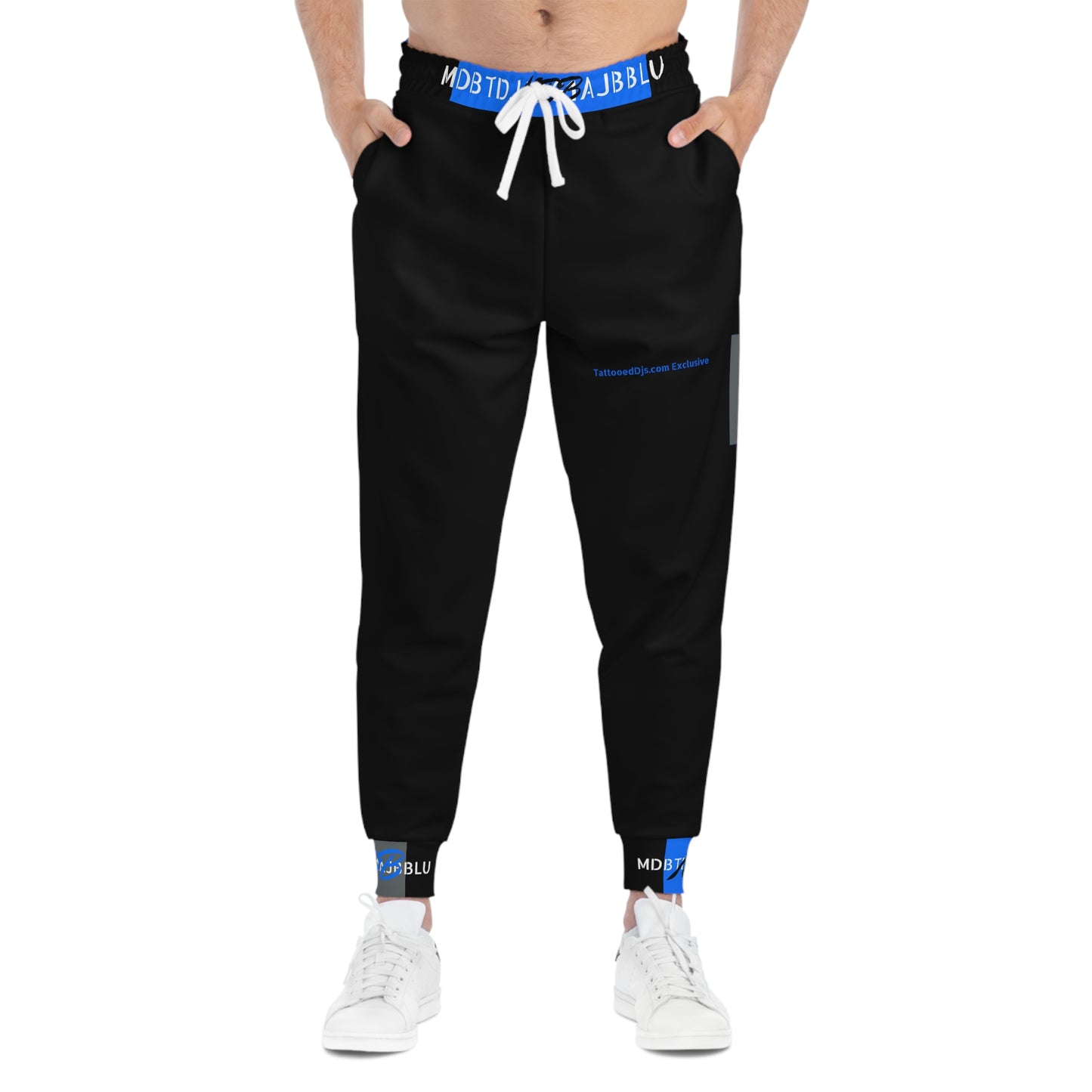 MDBTDJ #OG1AJBBLU Athletic Joggers Tattooed DJ's Exclusive