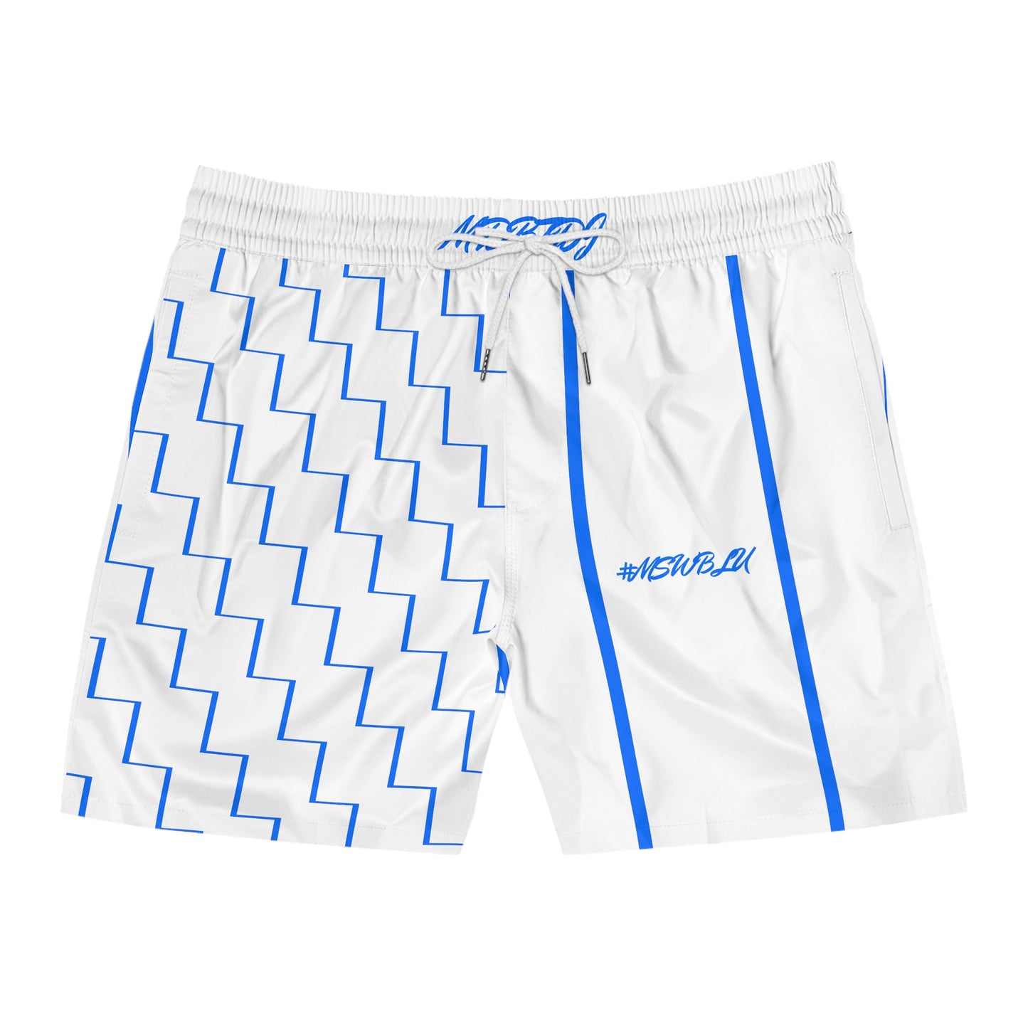 MDBTDJ#MSWBLU Men's Mid-Length Swim Shorts