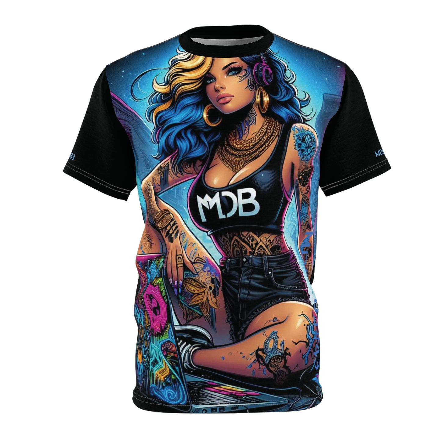 MDBTDJ#433 Premium Tee Shirt - Unisex Tattooed Dj's Limited Edition