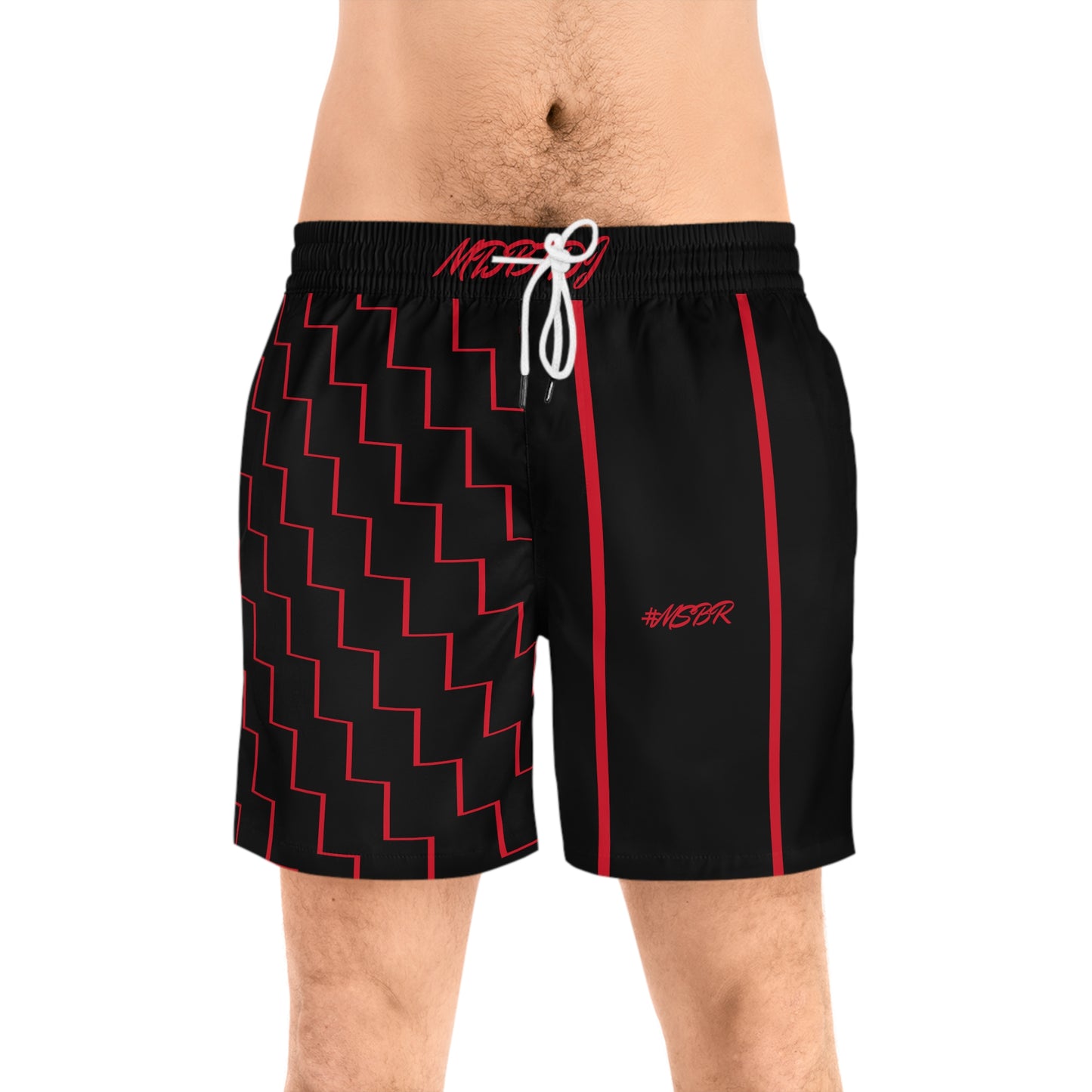 MDBTDJ#MSBR Men's Mid-Length Swim Shorts