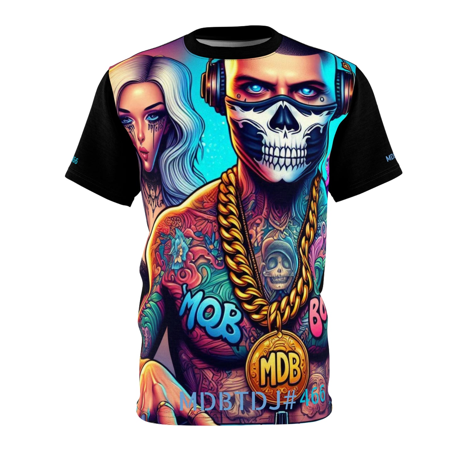 MDBTDJ#466 Premium Art Tee Shirt - Tattooed Dj's Limited Edition - Unisex