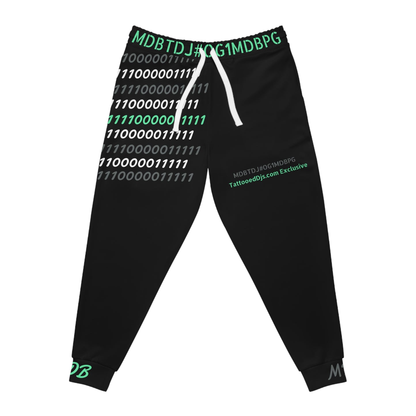 MDBTDJ#OG1MDBPG Athletic Joggers Tattooed DJ's Limited Edition TDJ Exclusive