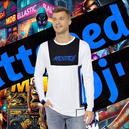 MDBTDJ#LSS-WBLUG Men's Long Sleeve Shirt Tattooed Dj's Limited Edition