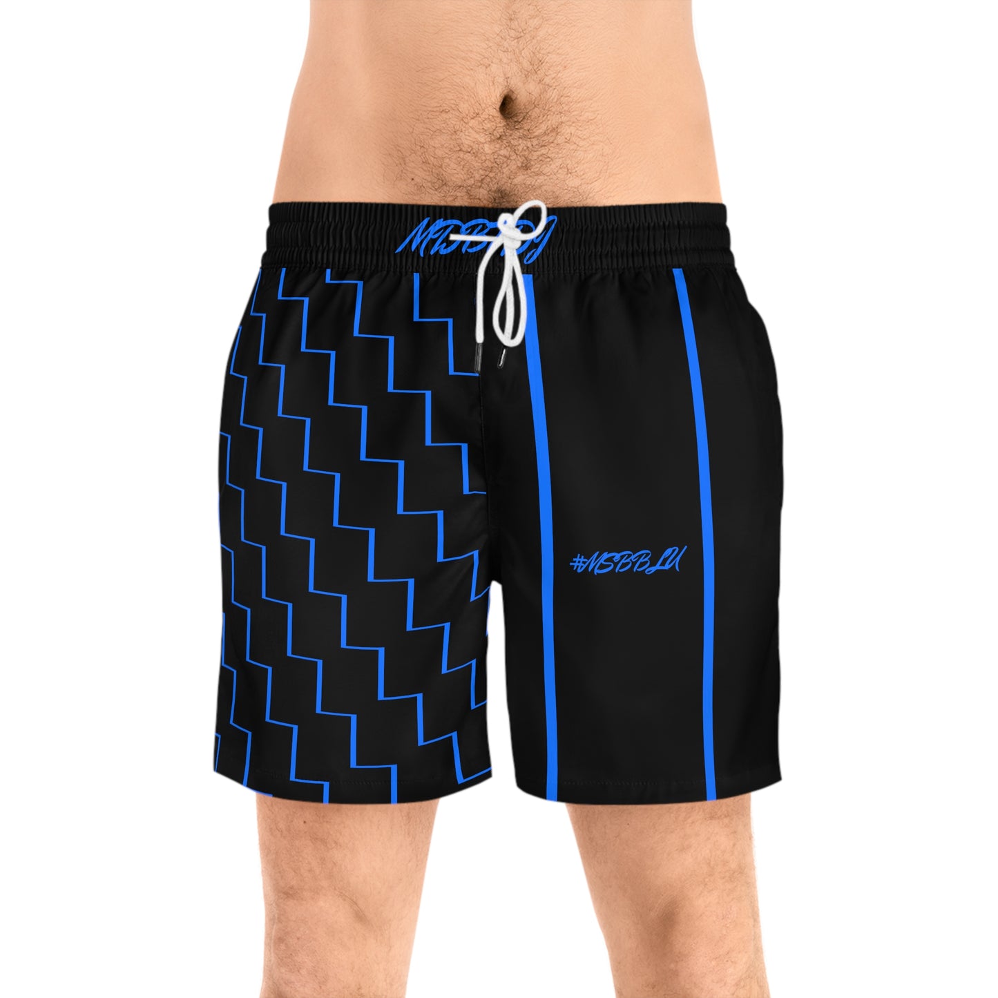 MDBTDJ#MSBBLU Men's Mid-Length Swim Shorts