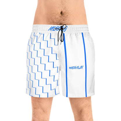 MDBTDJ#MSWBLU Men's Mid-Length Swim Shorts