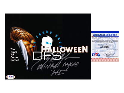 Autographed Signed 8x10 Photo Halloween Michael Myers Tony Moran Signature Is Authenticated By PSA ✅ - DaFunkoShop - Autographed Photo