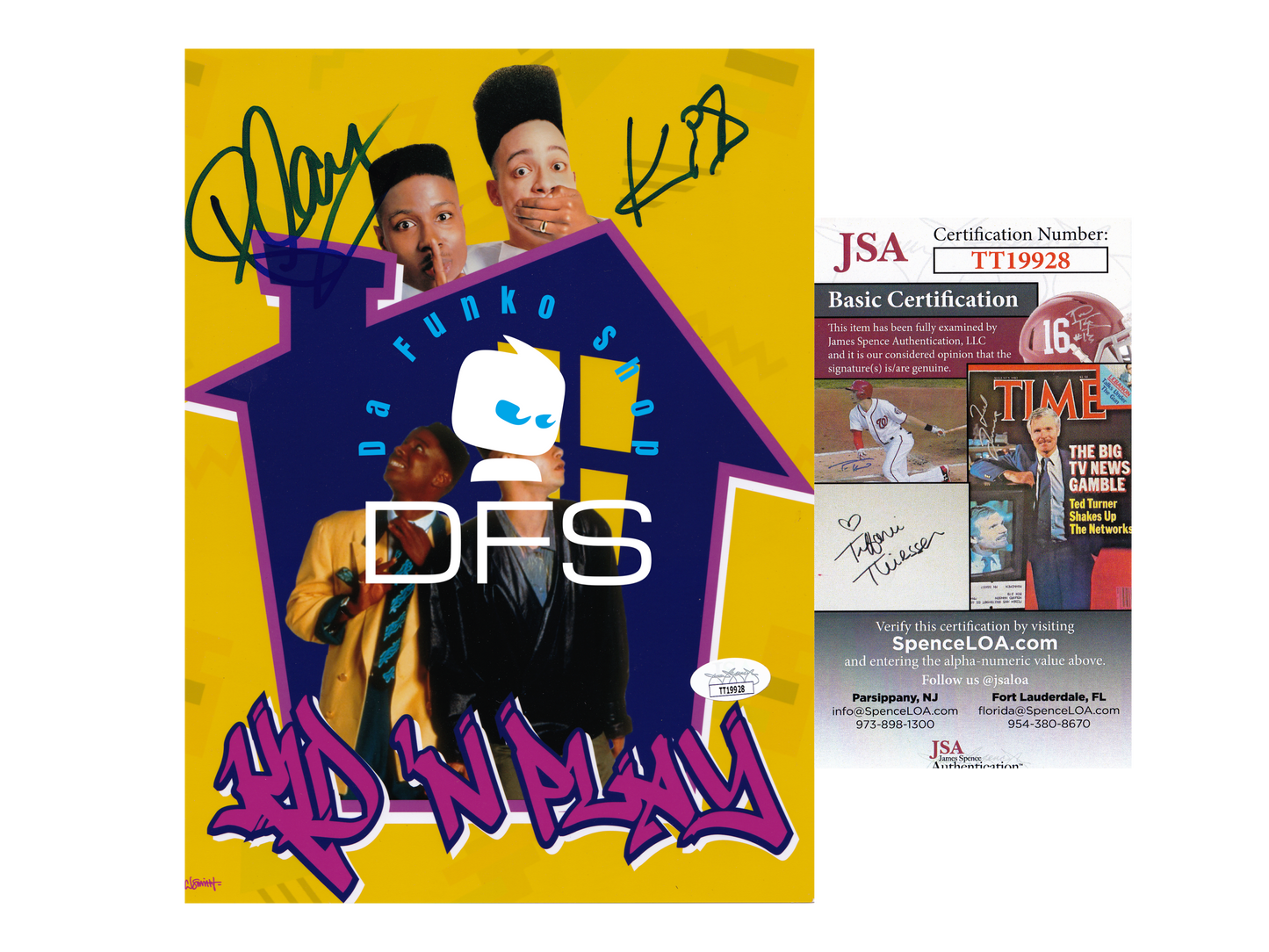 Kid n Play Signed House Party 8x10 Photo Christopher Reid & Christopher Martin Signatures are Authenticated by JSA ✅, Autographed memorabilia., Autographs, Da Funko Shop
