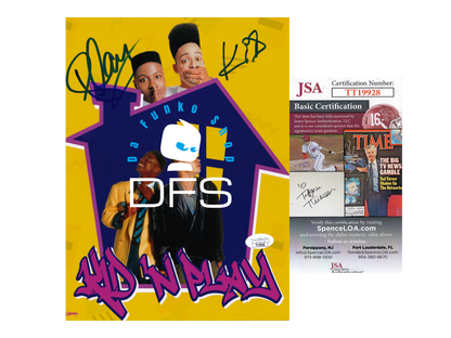 Kid n Play Signed House Party 8x10 Photo Christopher Reid & Christopher Martin Signatures are Authenticated by JSA ✅, Autographed memorabilia., Autographs, Da Funko Shop