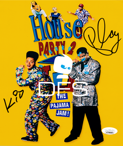 Kid n Play Signed House Party 2 The Pajama Party 8x10 Photo Poster Christopher Reid & Christopher Martin Signatures Are Authenticated By JSA ✅ - DaFunkoShop - Autographed memorabilia.