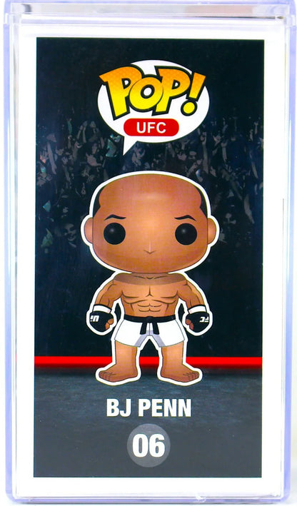 Vaulted 2016 BJ Penn Signed Autographed Funko Pop! UFC #06 Beckett BAS COA ✅