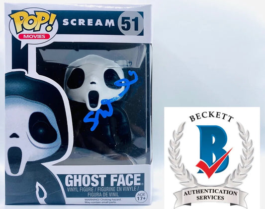 Skeet Ulrich Signed Funko Pop Ghostface #51 Scream w/ Beckett COA