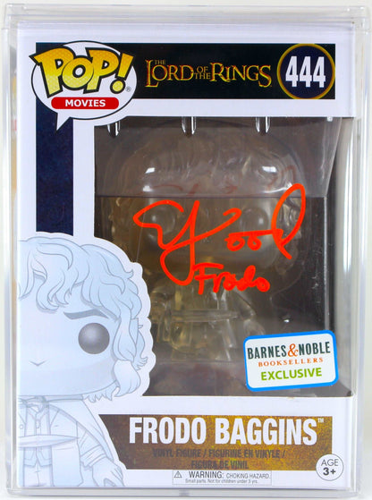 Autographed Elijah Wood Funko Pop! Movies : Lord of the Rings Frodo Baggins  #444 Exclusive Barnes & Noble Edition Signed - Authenticated by JSA✅