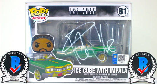 Ice Cube Signed Autographed Funko Pop! Rides #81 With Impala N.W.A Signature Is Authenticated By Beckett ✅ - DaFunkoShop - Funko Pop! Rides