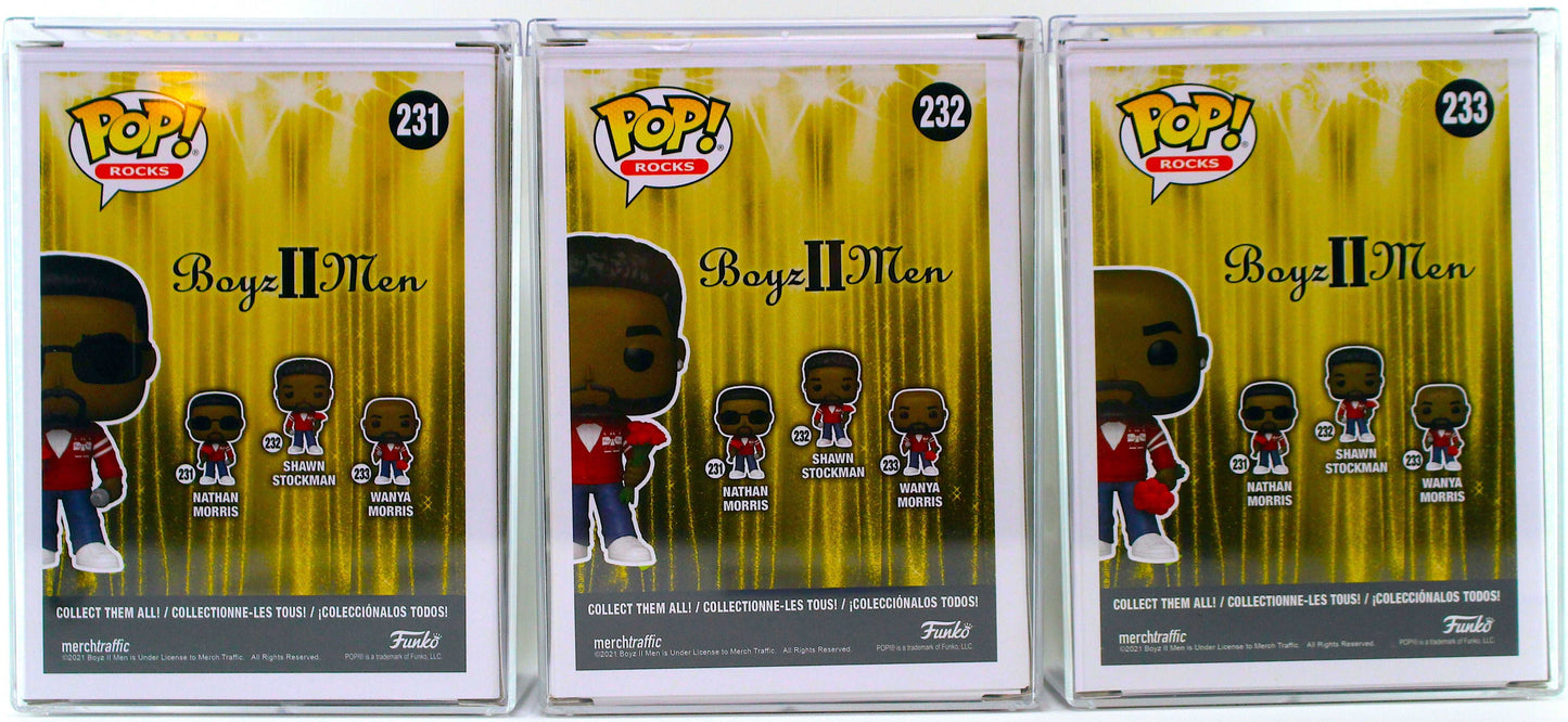 Autographed Funko Pop! Rocks - Boyz II Men Full Set of 3 - Individually Signed, Individually Authenticated by PSA ✅ - DaFunkoShop - Funko Pop! Rocks