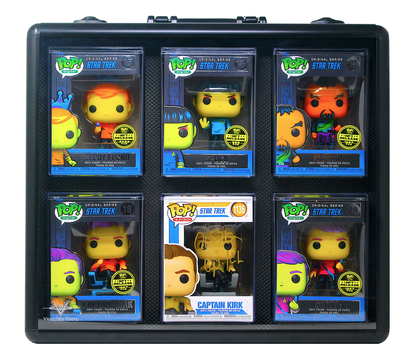 Grail 🏆 Rare Funko Pop! Digital - Star Trek OS NFT Collection Full Set + 1/1 Autographed Captain Kirk.