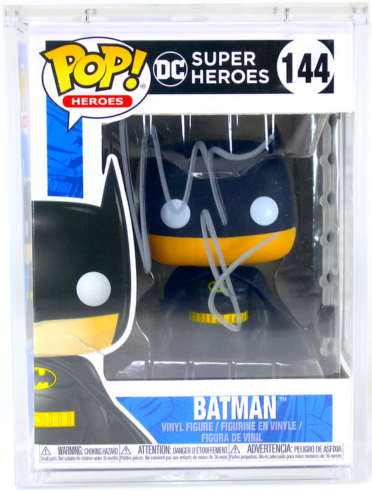 Christian Bale Signed Autographed Funko Pop! DC Super Heroes Batman #144 Signature is Authenticated By Beckett ✅ - DaFunkoShop - Funko Pop! DC Heroes