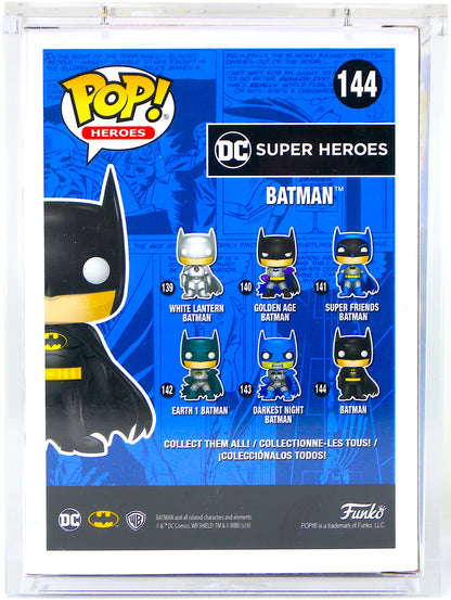 Christian Bale Signed Autographed Funko Pop! DC Super Heroes Batman #144 Signature is Authenticated By Beckett ✅ - DaFunkoShop - Funko Pop! DC Heroes