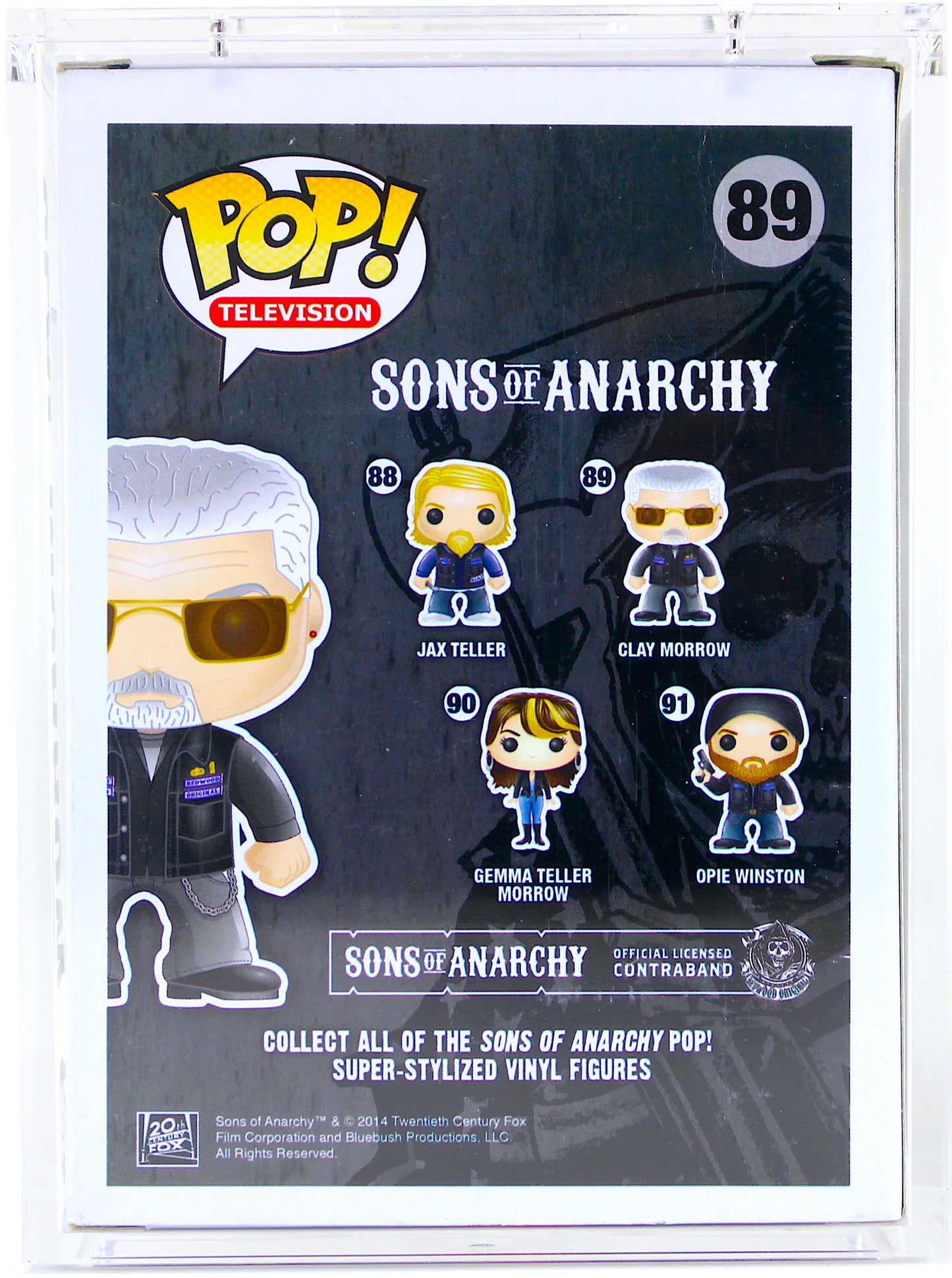 Autographed Sons Of Anarchy Vaulted Funko Pop! TV Series Signed - Clay Morrow #89 Signature is Authenticated By JSA  ✅ - DaFunkoShop - Funko Pop! Television