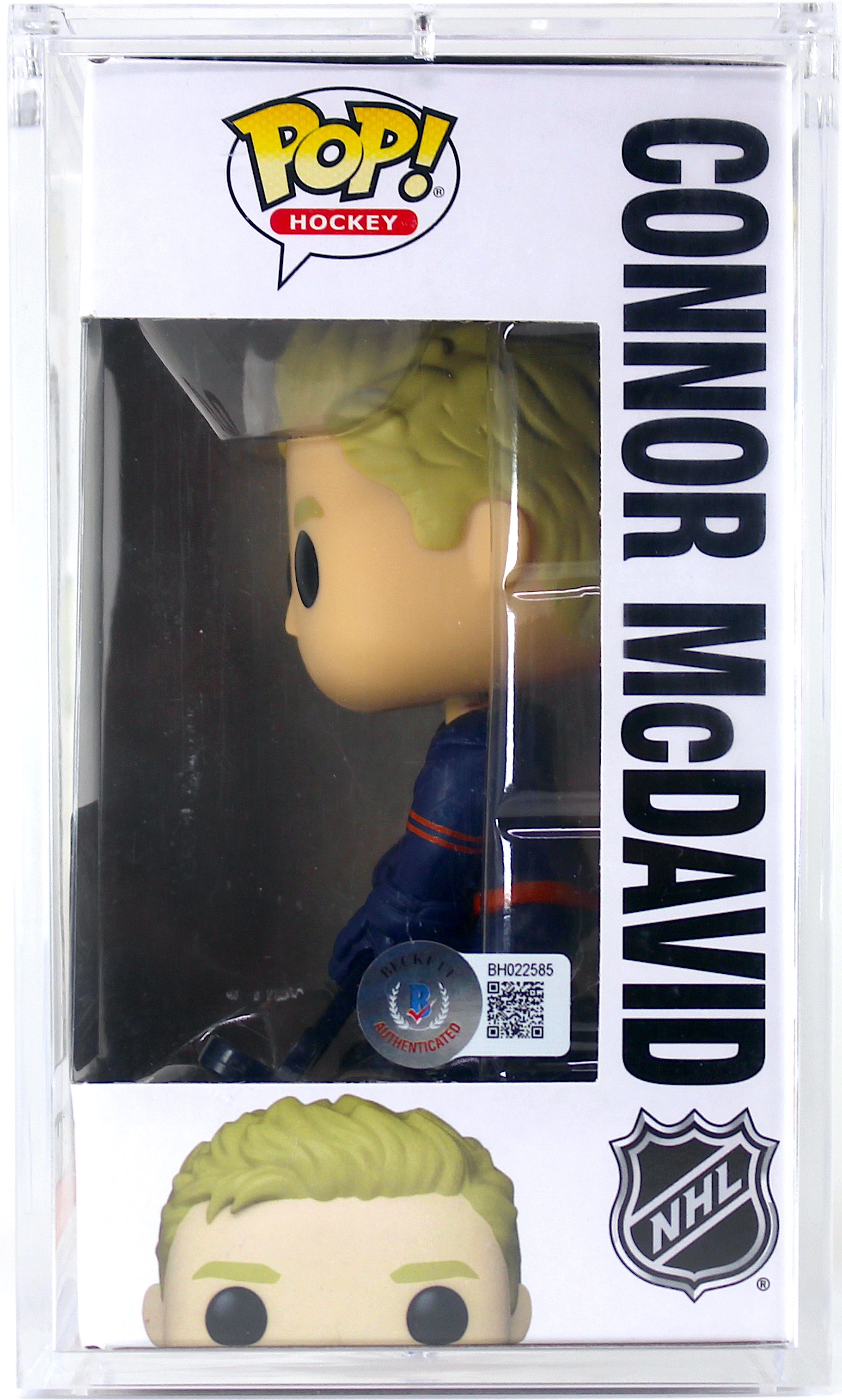 Connor McDavid Autographed Signed Funko Pop! Hockey Edmonton Oilers #75 Signature is Authenticated By Beckett - DaFunkoShop - Funko Pop! Hockey