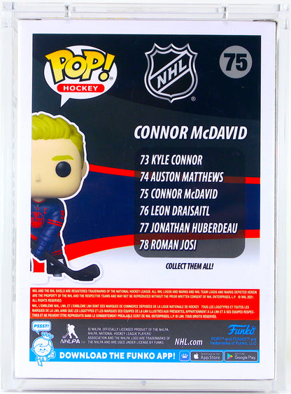 Connor McDavid Autographed Signed Funko Pop! Hockey Edmonton Oilers #75 Signature is Authenticated By Beckett - DaFunkoShop - Funko Pop! Hockey