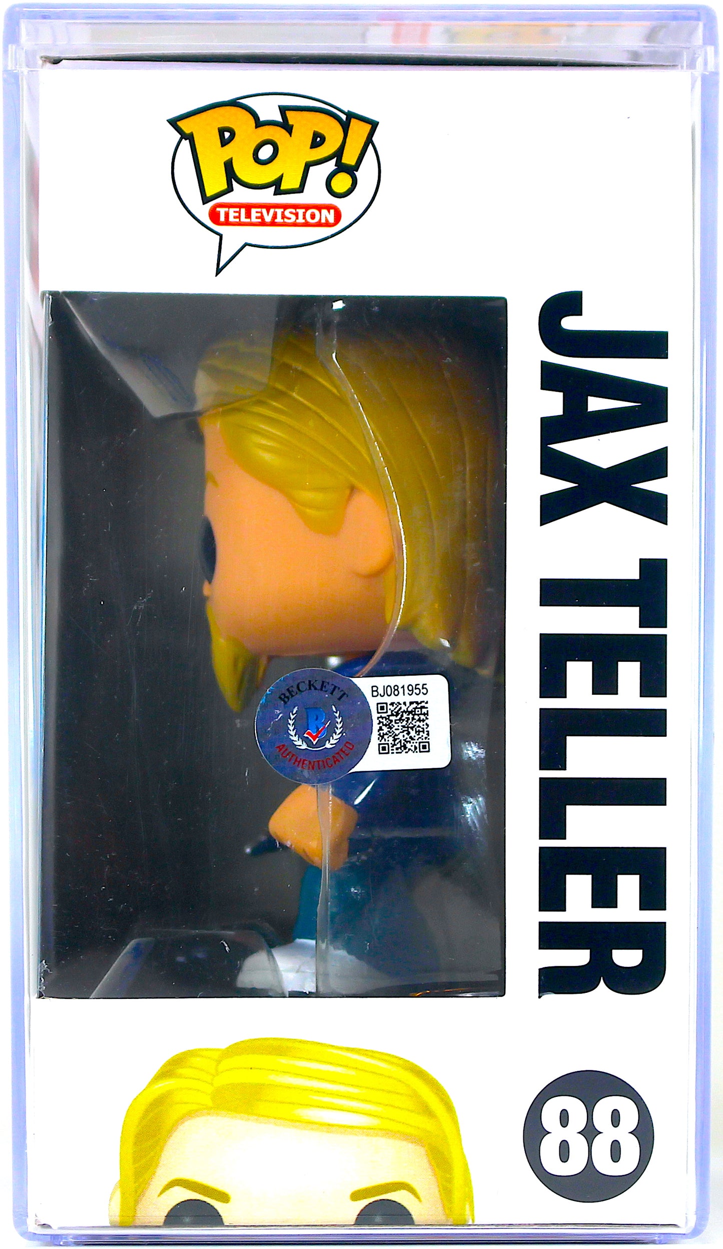 Vaulted 2013 Jax Teller #88 Funko Pop! Signed By Charlie Hunnam Sons Of Anarchy TV Series Signature is Authenticated By Beckett ✅  ✅ - DaFunkoShop - Funko Pop! Television