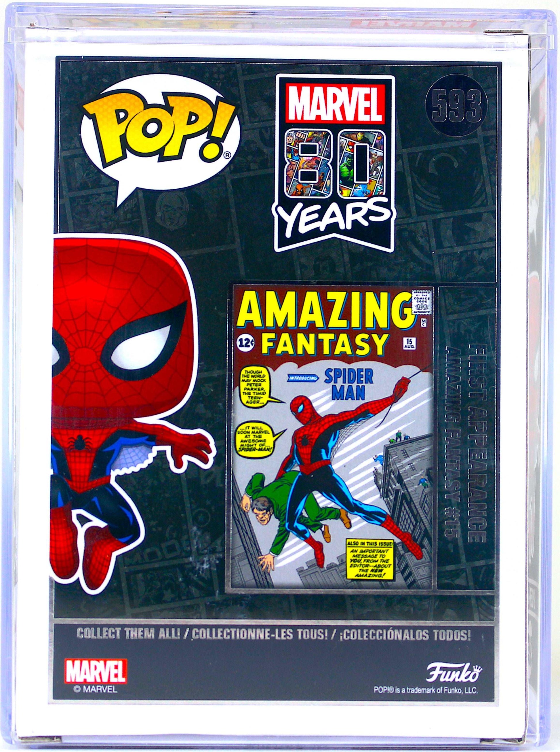 Andrew Garfield Autographed Signed Marvel Spider-Man Funko Pop 593 JSA - AI59839 - DaFunkoShop - Funko Pop! Marvel