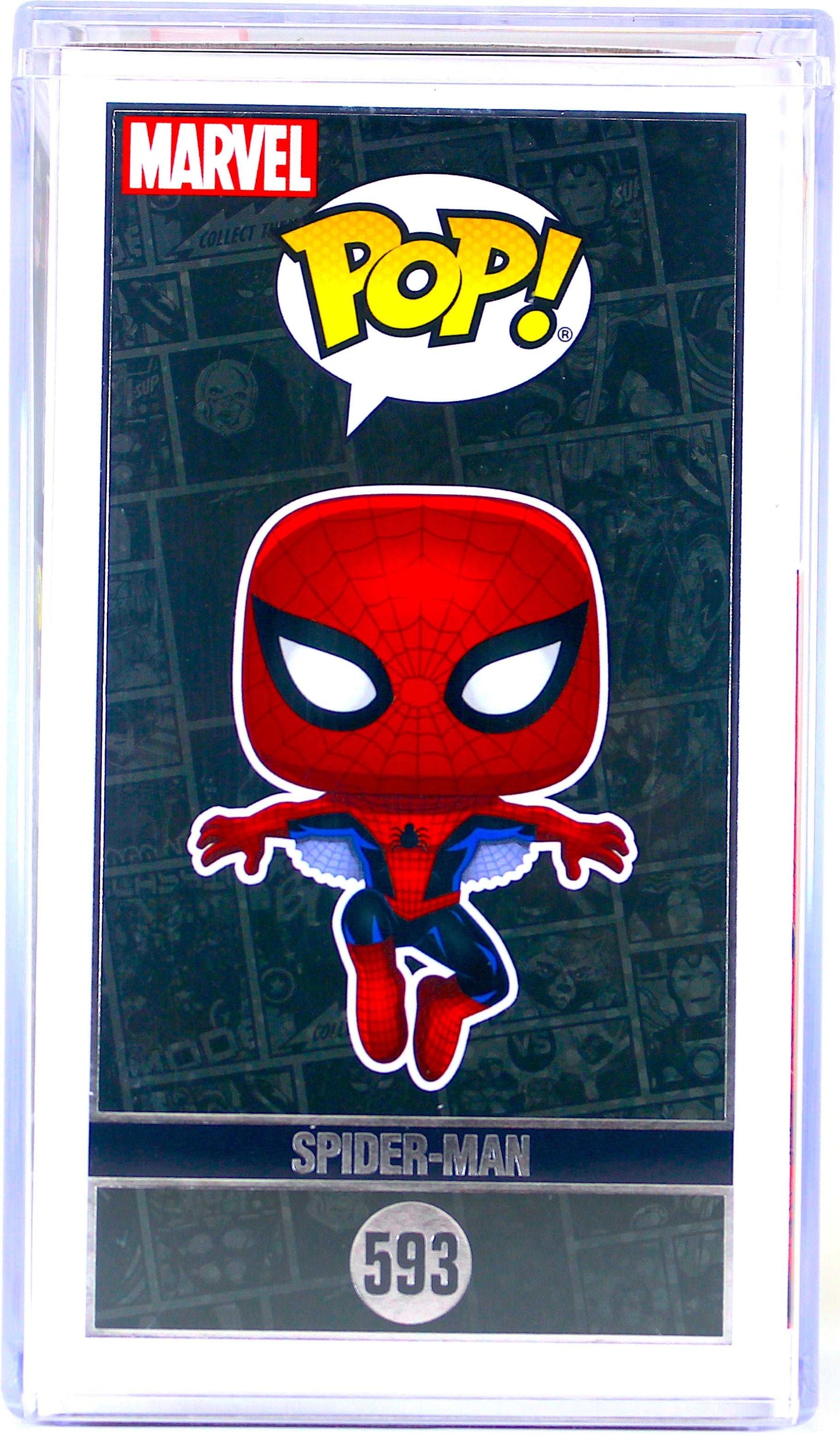 Andrew Garfield Autographed Signed Marvel Spider-Man Funko Pop 593 JSA - AI59839 - DaFunkoShop - Funko Pop! Marvel