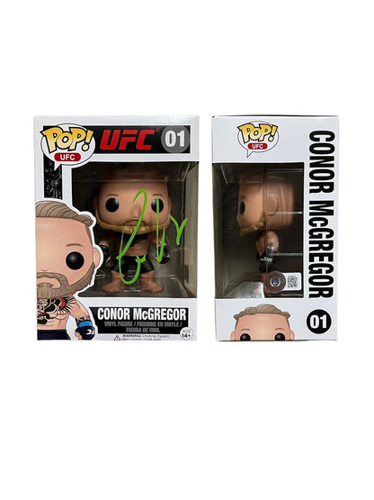 Conor McGregor Signed Funko Pop! UFC Series 1 #01 Autograph is Authenticated By Beckett ✅