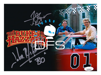 Autographed Signed Inscribed Dukes of Hazzard 8x10 Photo Tom Wopat - John Schneider Signatures are Authenticated by JSA ✅ - DaFunkoShop - Autographed memorabilia.