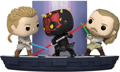 Complete Collection - Funko Pop! Deluxe: Star Wars Duel of The Fates - Full Set - #506 #507 #508 Exclusive,