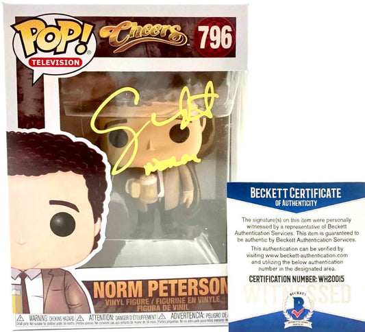 GEORGE WENDT SIGNED AUTOGRAPH 'CHEERS' FUNKO POP NORM BECKETT BAS 10 - DaFunkoShop - Funko Pop! Television