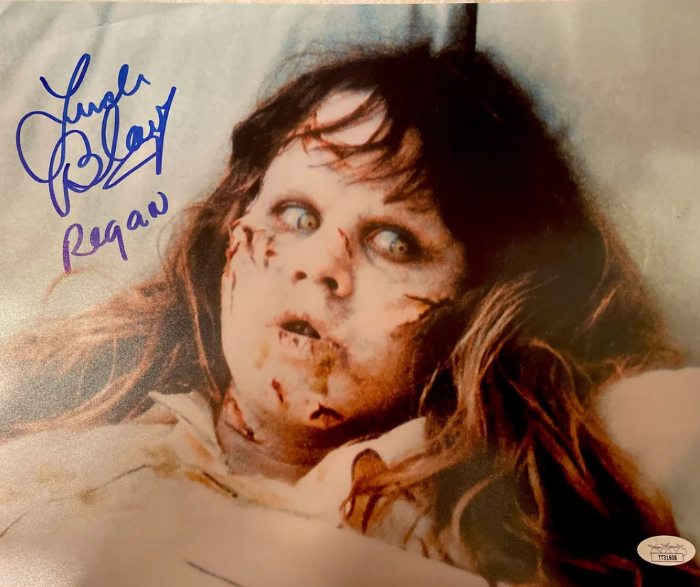 The Exorcist Linda Blair Autographed Signed 11x14 Photograph Signature is Authenticated by JSA ✅, Signed Photograph, Autographs, Da Funko Shop