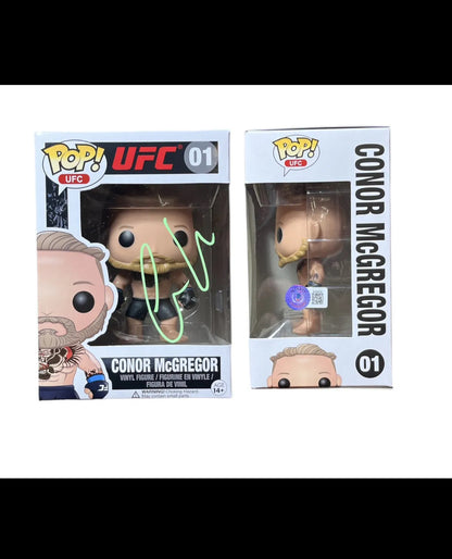 Conor McGregor Signed Funko Pop! Ufc Series 1 #01 Autograph is Autheticated By Beckett ✅