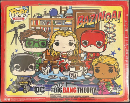 FUNKO POP SHIRT THE BIG BANG THEORY 2019 SDCC LIMITED EDITION - BAZINGA! DC - L - DaFunkoShop - Big Bang Funko Pop! Shirt