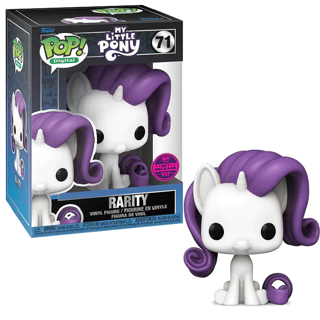 Grail 🏆 My Little Pony Rarity #71 GRAIL Physical redemption Funko Pop! Digital 1/999 - DaFunkoShop - Funko Pop! Digital