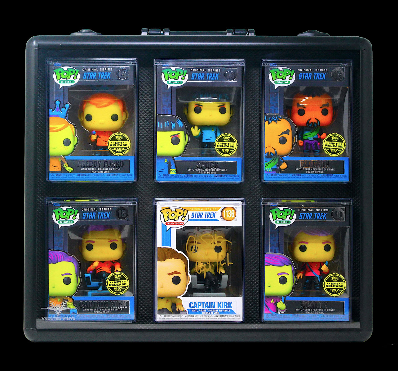 Grail 🏆 Rare Funko Pop! Digital - Star Trek OS NFT Collection Full Set + 1/1 Autographed Captain Kirk.